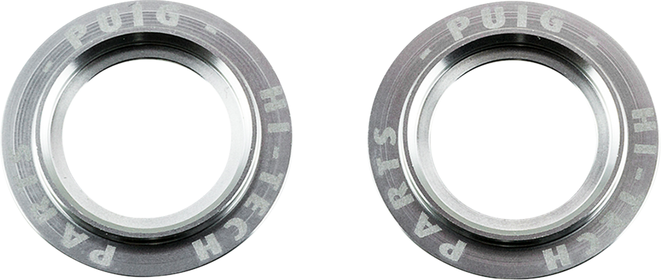 PUIG HI-TECH PARTS Axle Slider Rings - Silver - Set