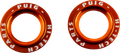 PUIG HI-TECH PARTS Axle Slider Rings - Orange - Set