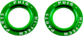 PUIG HI-TECH PARTS Axle Slider Rings - Green - Set