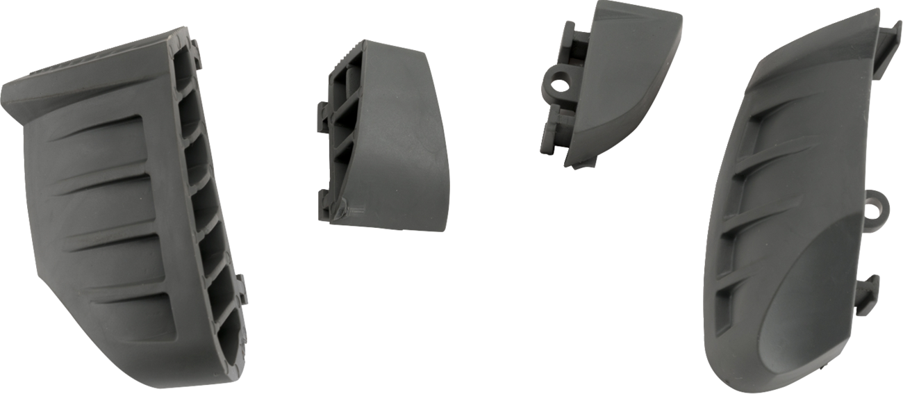 PUIG HI-TECH PARTS Replacement Bumpers - Pro 2.0 - Gray - Set