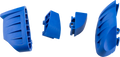 PUIG HI-TECH PARTS Replacement Bumpers - Pro 2.0 - Blue - Set