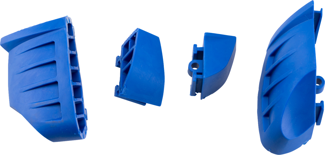 PUIG HI-TECH PARTS Replacement Bumpers - Pro 2.0 - Blue - Set