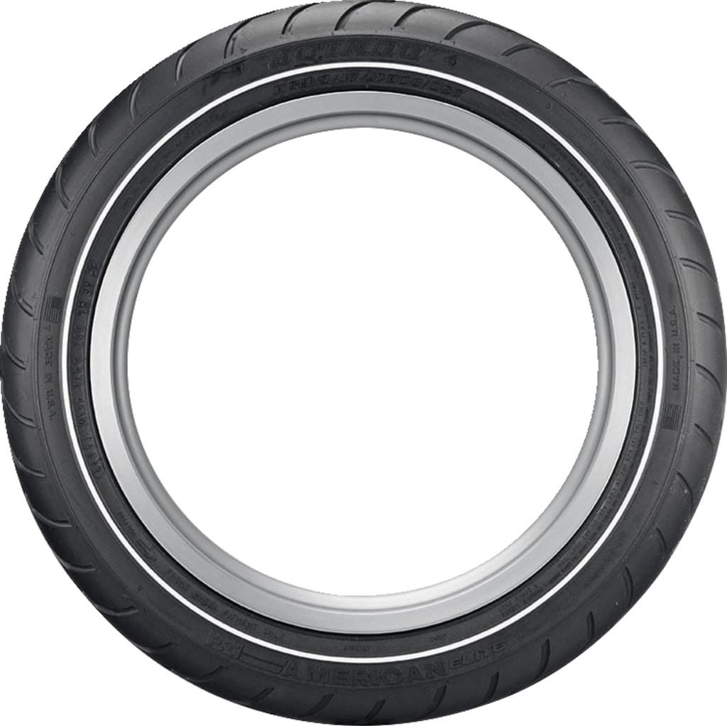 DUNLOP Tire - American Elite - Front - 130/80B17 - Narrow Whitewall - 65H
