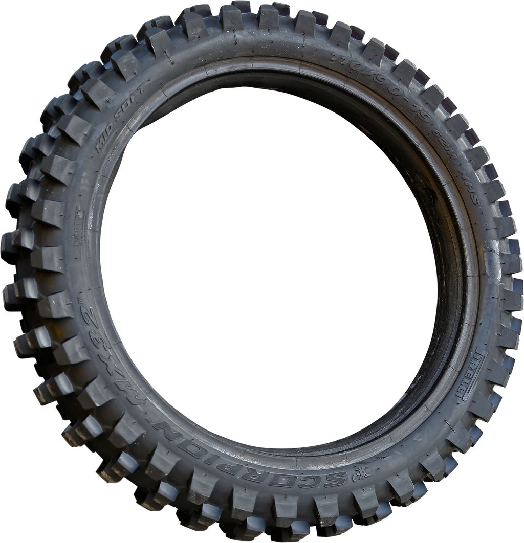 PIRELLI Tire - Scorpion™ MX32™ Mid Hard - Rear - 100/90-19 - 57M