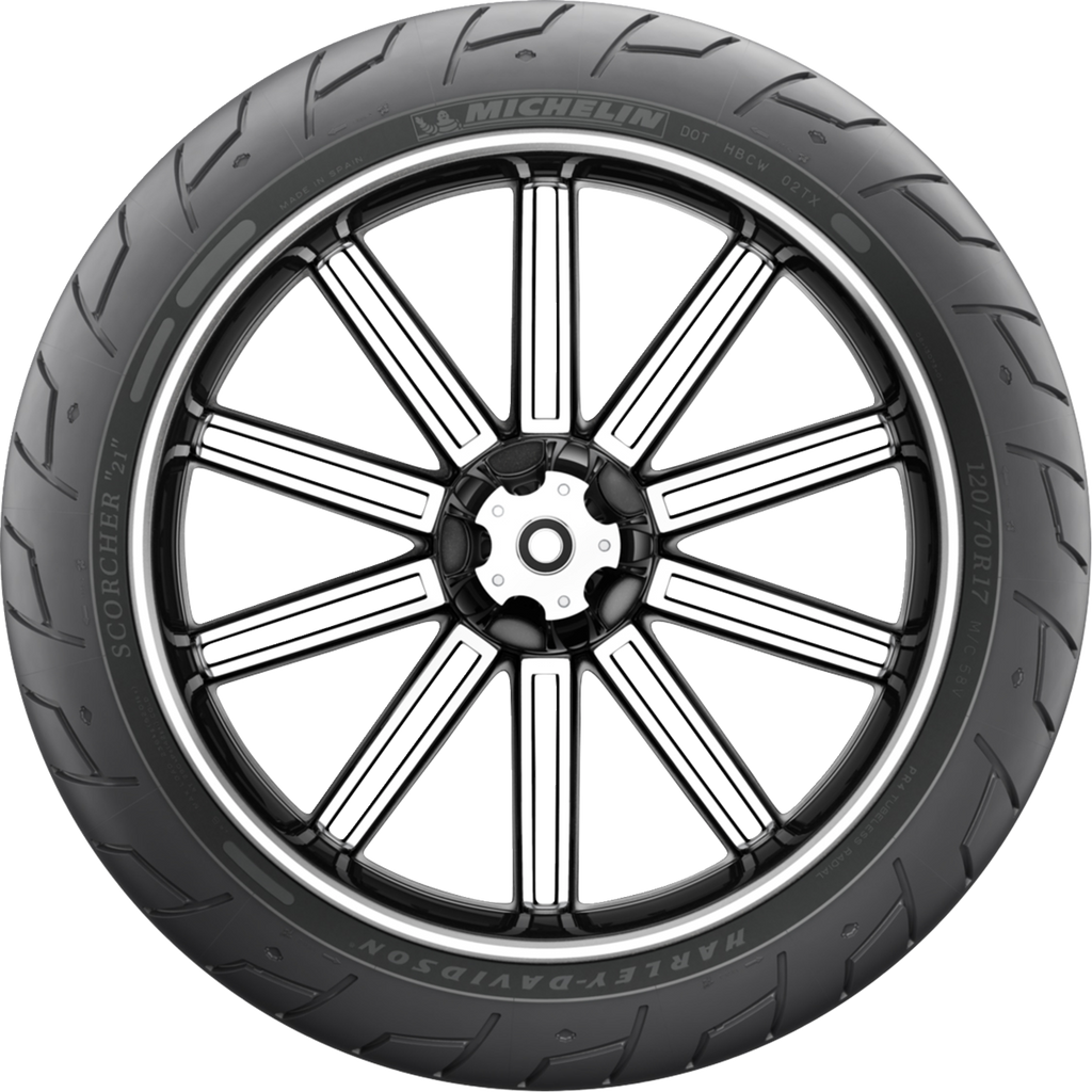 MICHELIN Tire - Scorcher 21 - Front - 120/70R17 - 58V