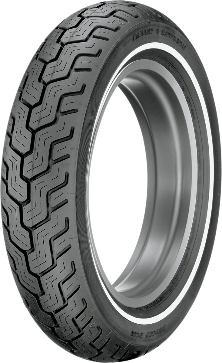 DUNLOP Tire - D402 - Rear - MU85B16 - Narrow Whitewall - 77H
