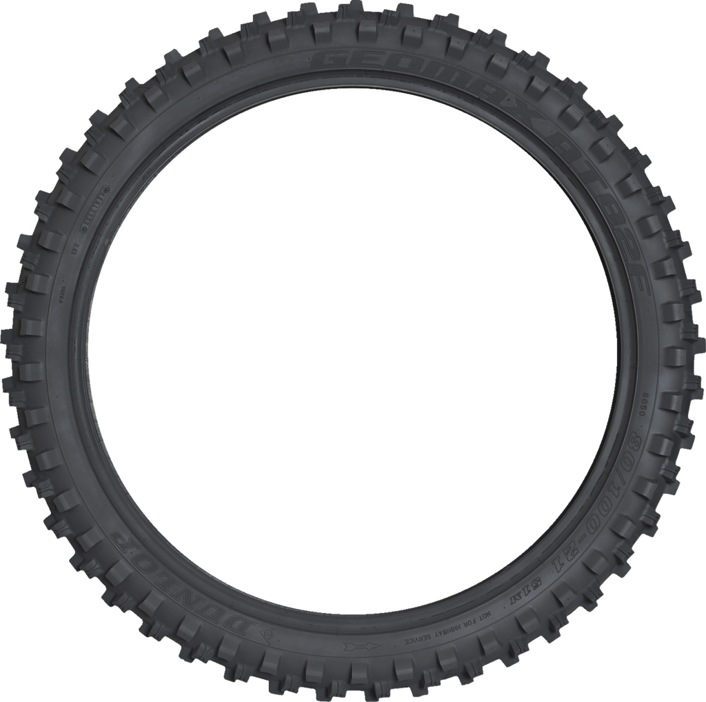 DUNLOP Tire - Geomax AT82 - Front - 80/100-21 - 51M