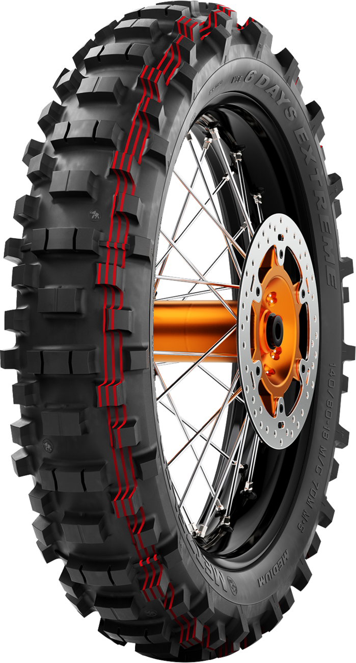METZELER Tire - MCE 6 Days Extreme - Rear - 140/80-18 - 70R