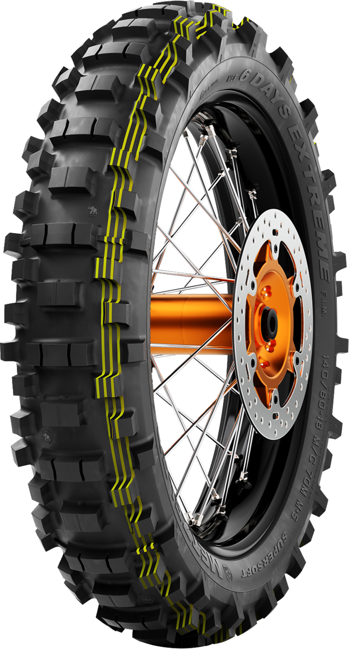 METZELER Tire - MCE 6 Days Extreme - Rear - 140/80-18 - 70M