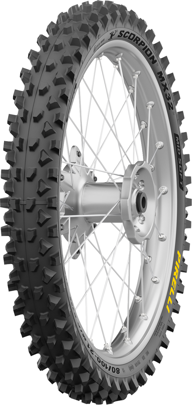 PIRELLI Tire - Scorpion™ MX32 Mid Soft - Rear - 120/90-19 - 66M