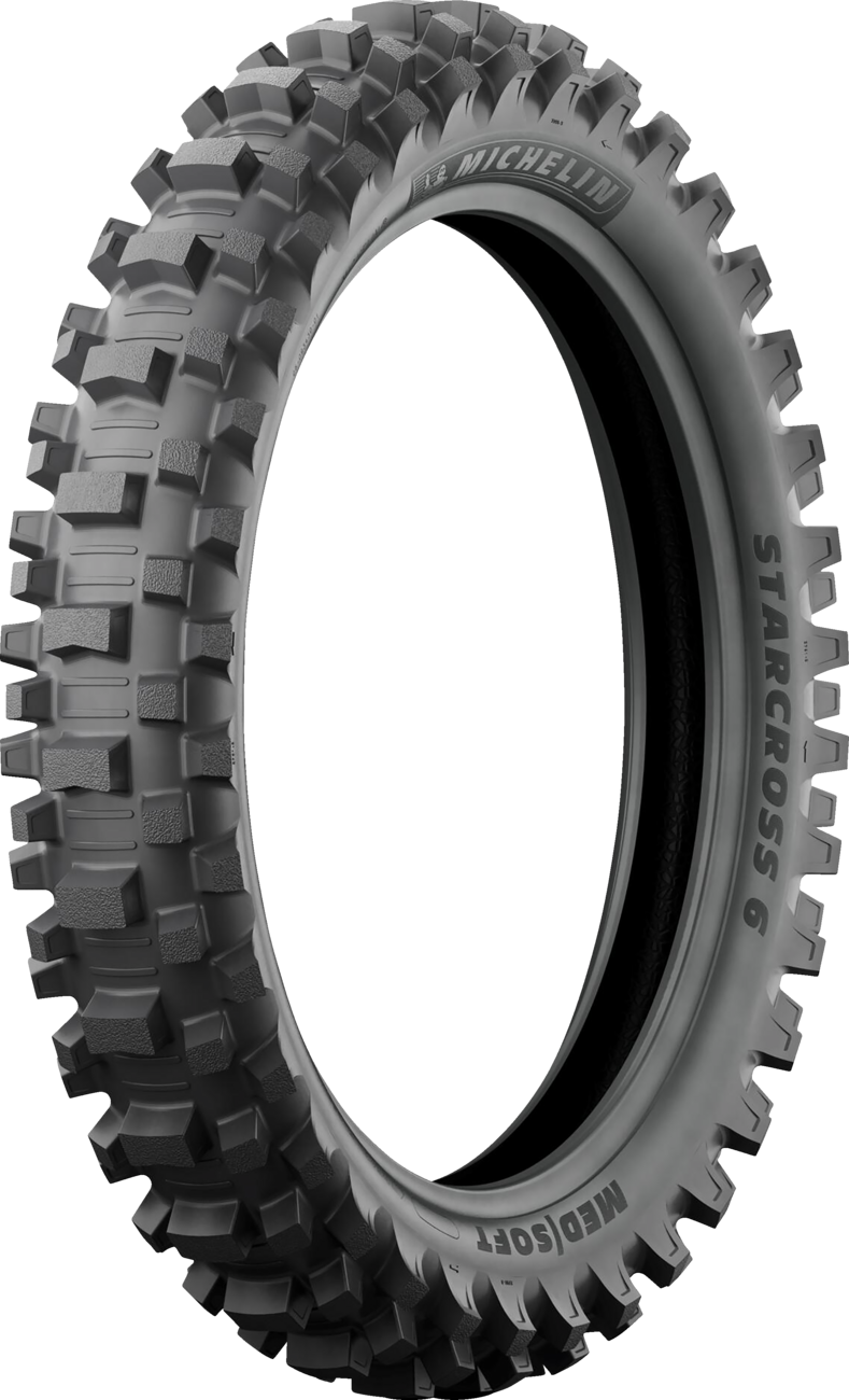 MICHELIN Tire - StarCross 6 Medium Soft - Rear - 120/90-18 - 65M