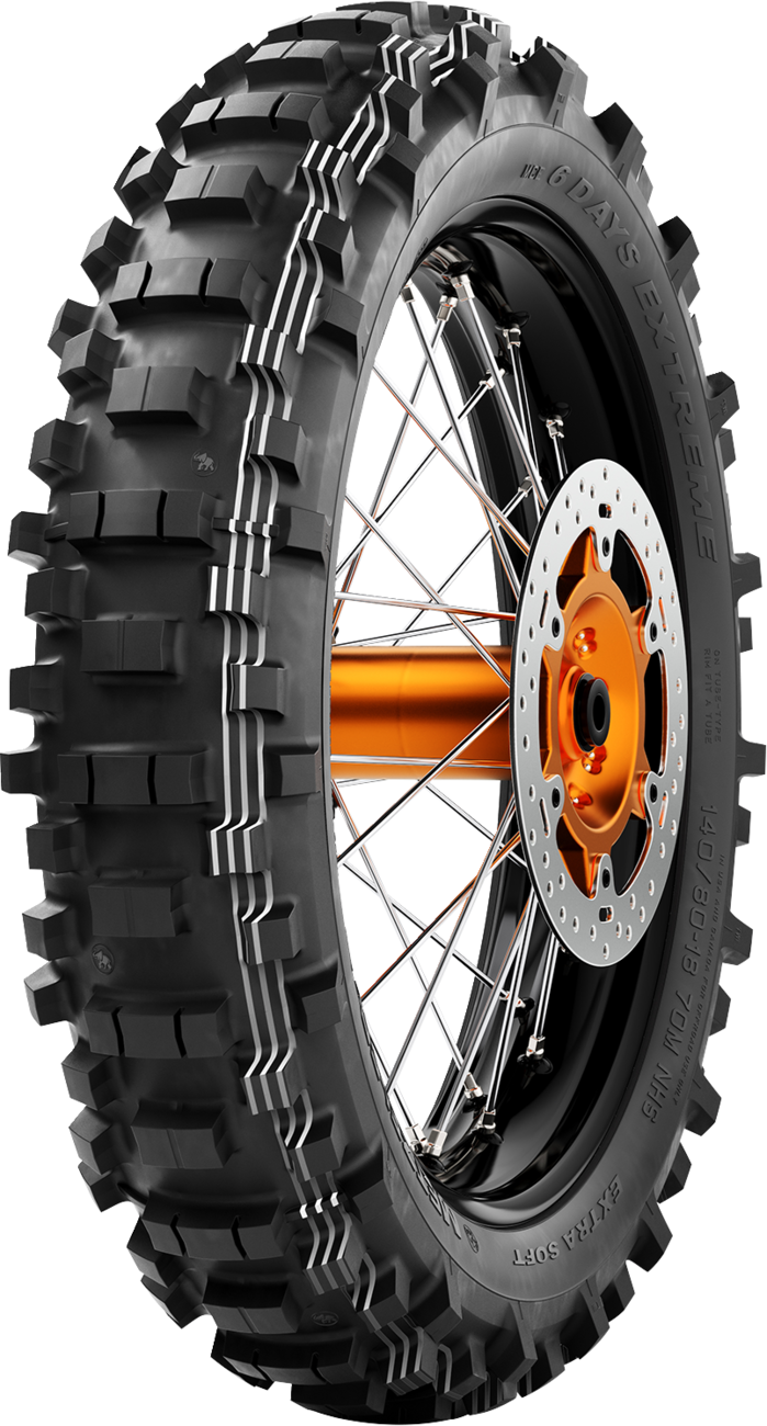 METZELER Tire - MCE 6 Days Extreme - Rear - 140/80-18 - 70M