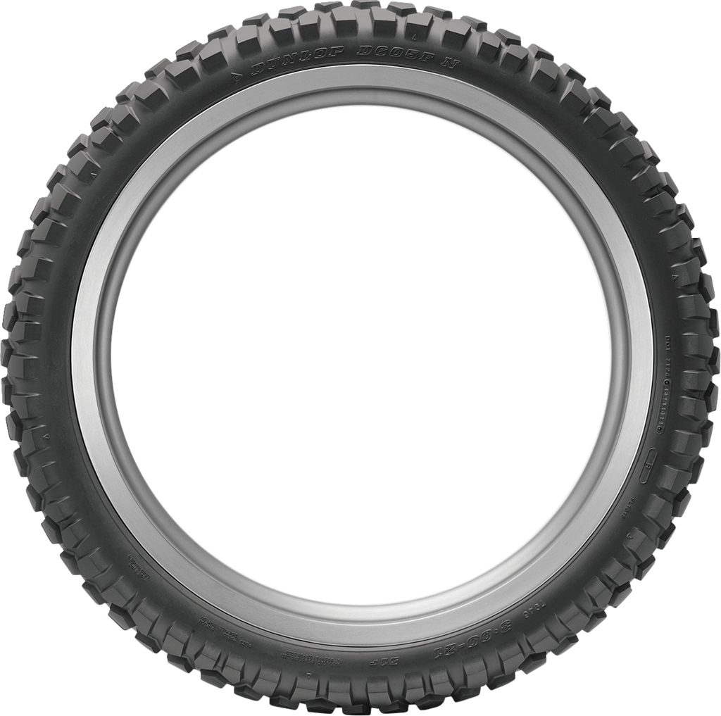 DUNLOP Tire - D605 - Front - 90/90-21 - 54P