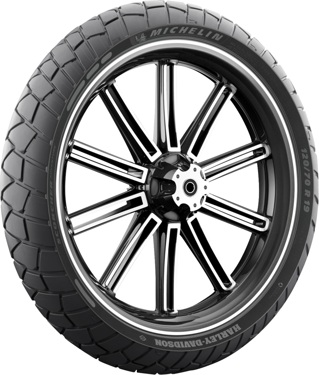 MICHELIN Tire - Scorcher Adventure - Front - 120/70R19 - 60V