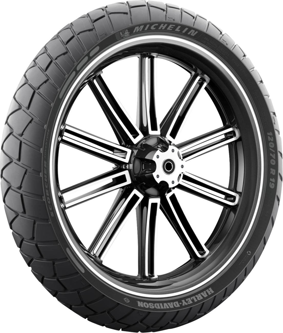 MICHELIN Tire - Scorcher Adventure - Front - 120/70R19 - 60V