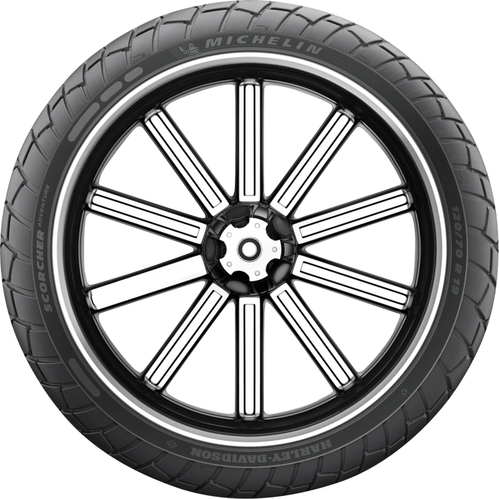 MICHELIN Tire - Scorcher Adventure - Front - 120/70R19 - 60V
