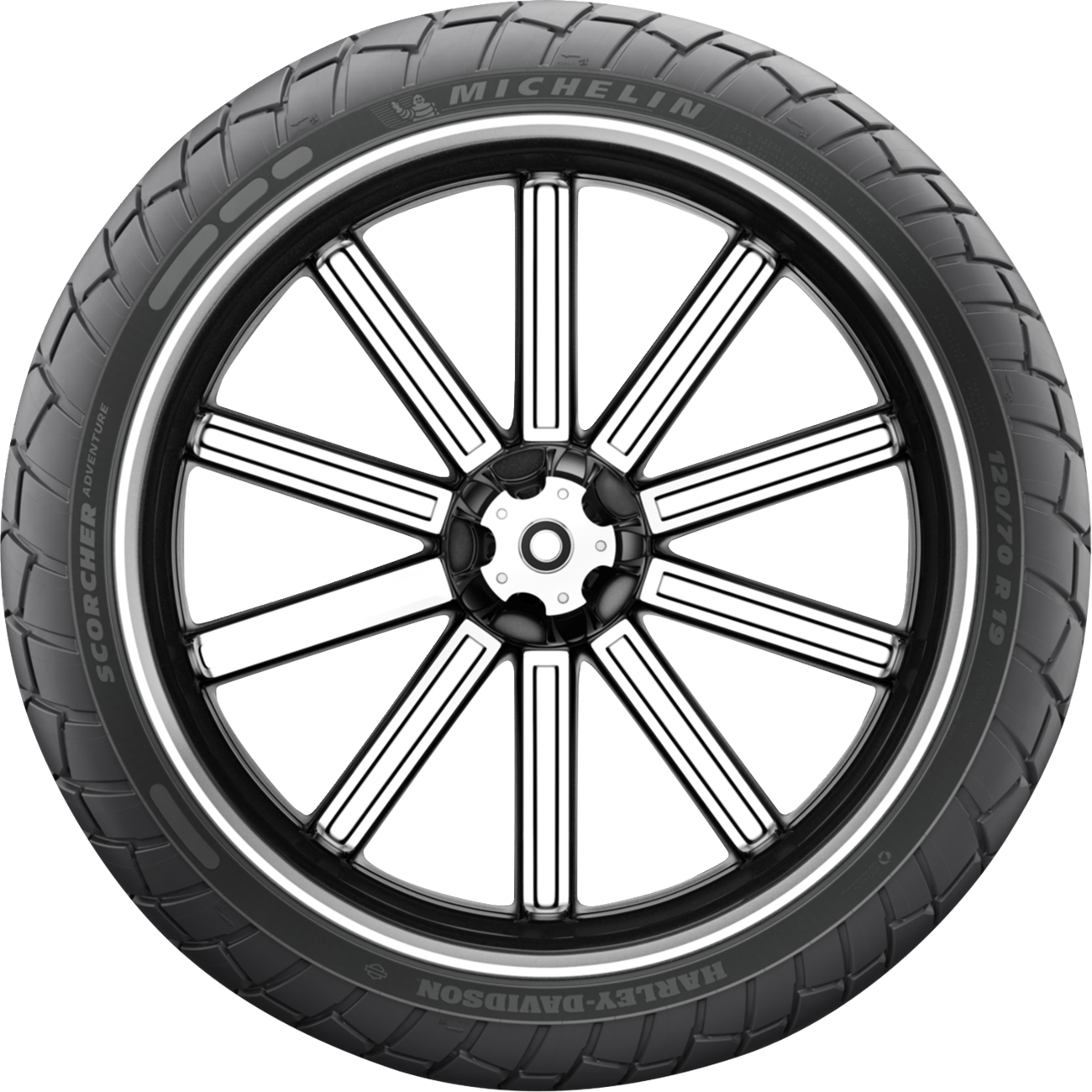 MICHELIN Tire - Scorcher Adventure - Front - 120/70R19 - 60V