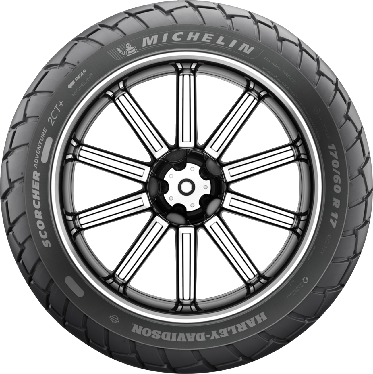 MICHELIN Tire - Scorcher Adventure - Rear - 170/60R17 - 72V