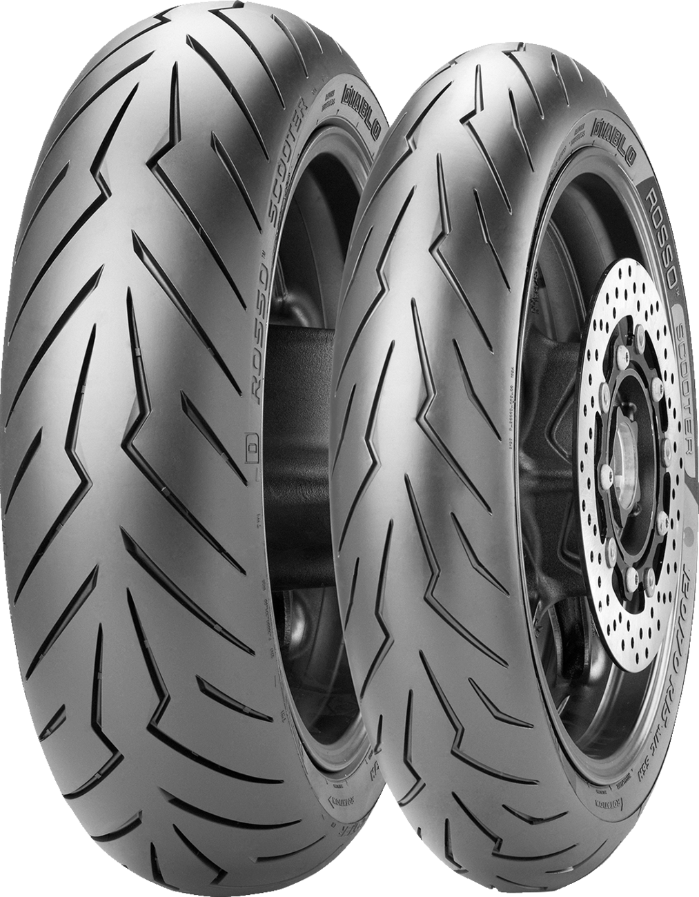 PIRELLI Tire - Diablo Rosso™ Scooter - Rear - 130/70-12 - 62P