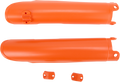 Lower Fork Covers for Inverted Forks - KTM Orange (1)