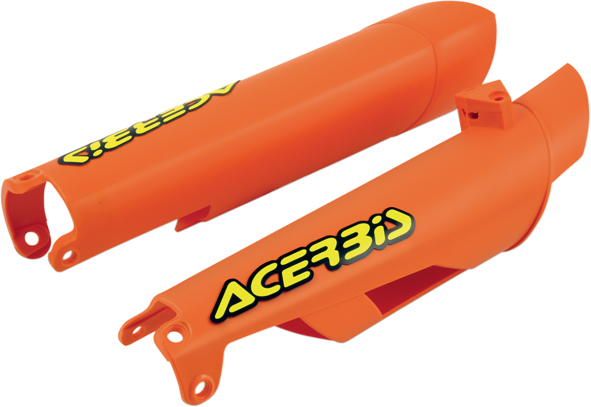 Lower Fork Covers for Inverted Forks - Orange (1)