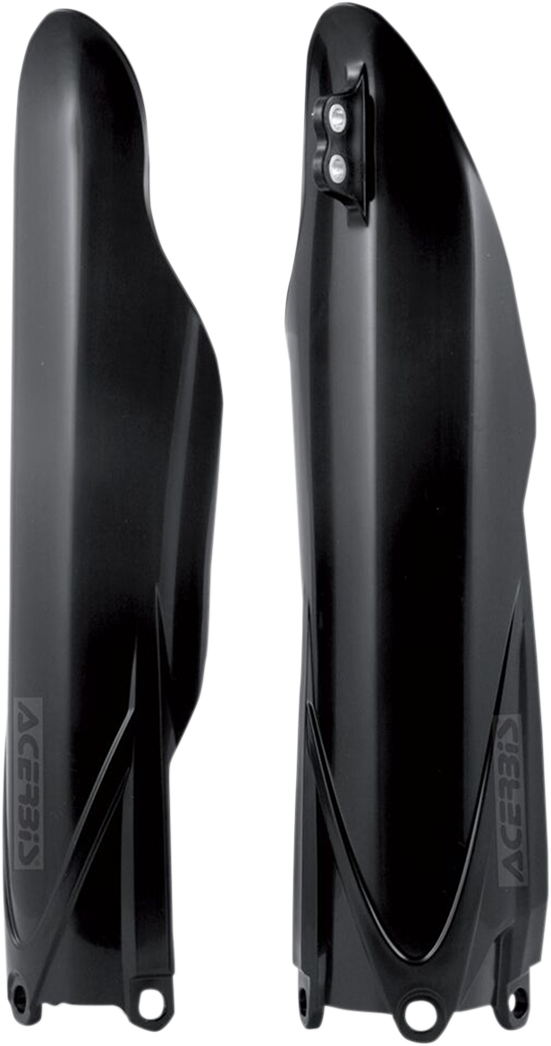 Fork Covers - Lower - Black - Yamaha (1)