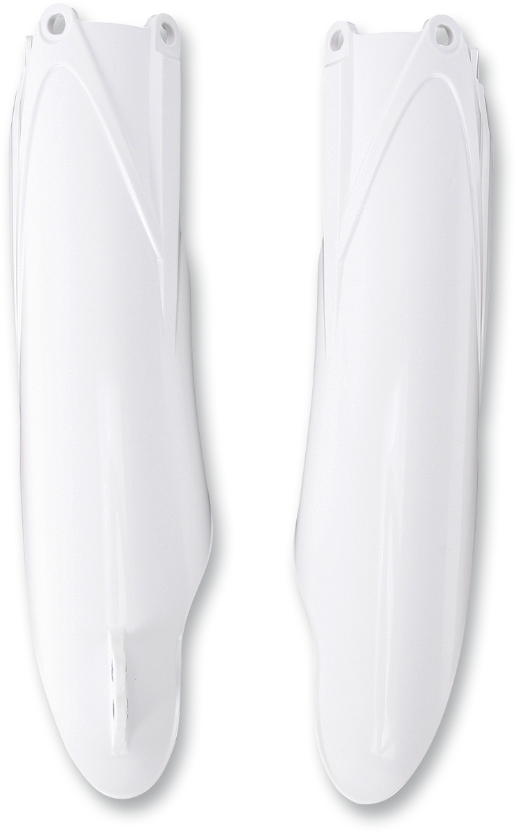 Fork Covers - Lower - White - Yamaha (1)