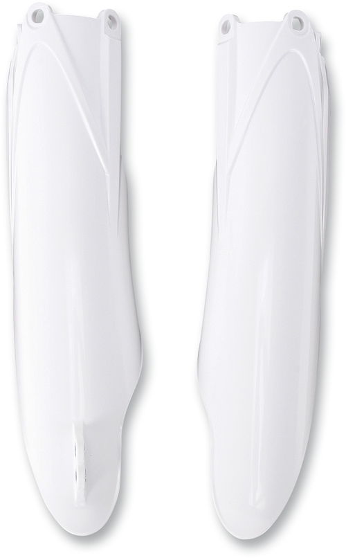 Fork Covers - Lower - White - Yamaha (1)