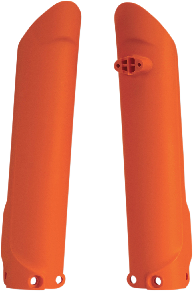 Lower Fork Covers for Inverted Forks - Orange (1)