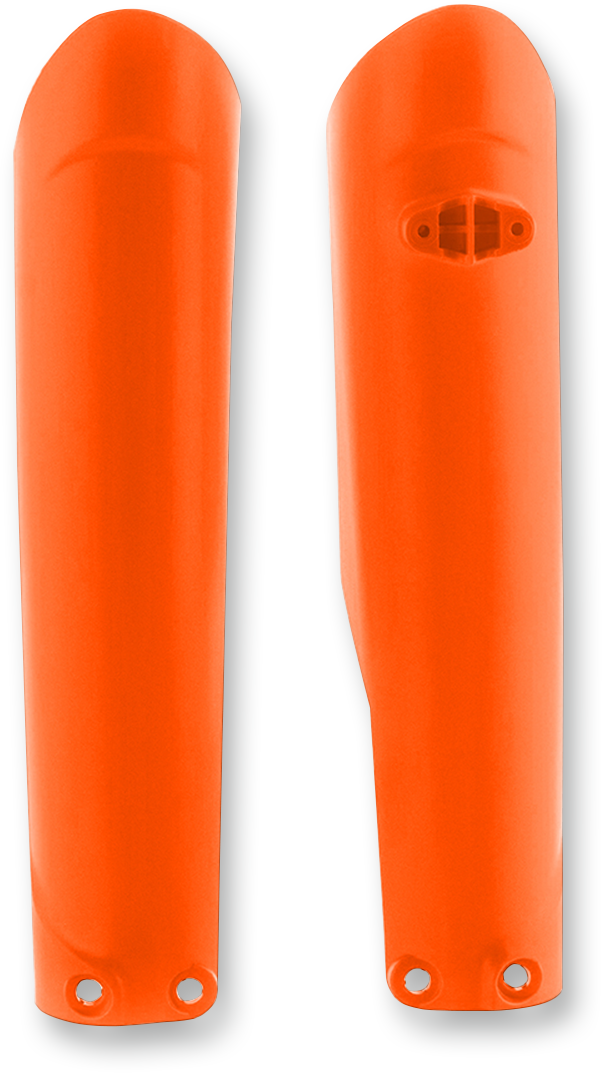 Lower Fork Covers for Inverted Forks - '16 Orange (1)