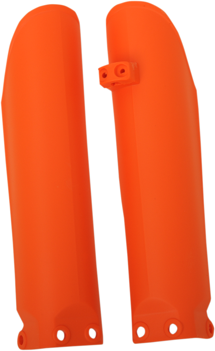 Lower Fork Covers for Inverted Forks - '16 Orange (1)