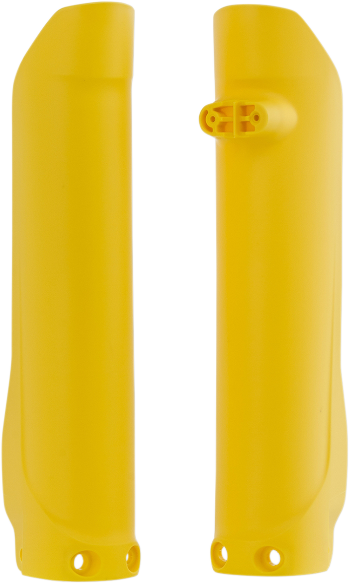 Lower Fork Covers for Inverted Forks - Yellow (1)