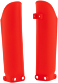 Lower Fork Covers for Inverted Forks - Fluorescent Orange (1)