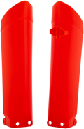Lower Fork Covers for Inverted Forks - Fluorescent Orange (1)