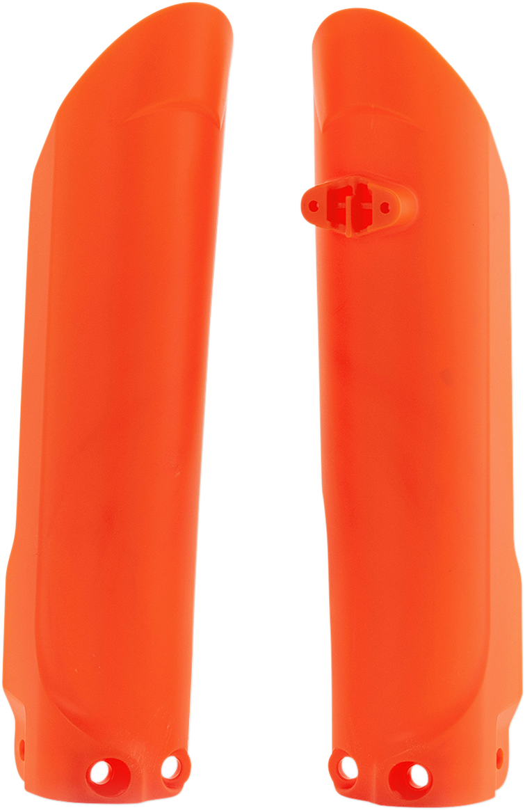 Lower Fork Covers for Inverted Forks - Orange (1)
