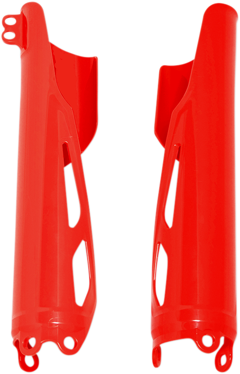 Fork Covers - Lower - Red - Honda (1)