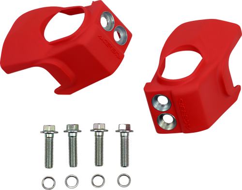 Fork Shoe Covers - Red - Beta (1)