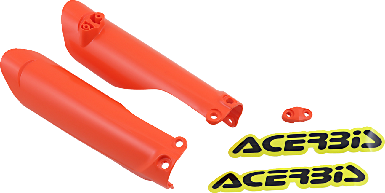 Lower Fork Covers for Inverted Forks - '16 Orange (1)