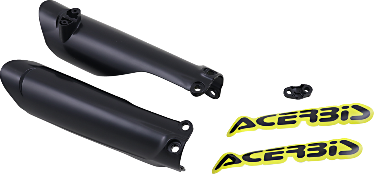 Lower Fork Covers for Inverted Forks - Black (1)