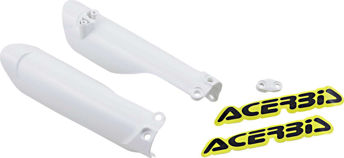 Lower Fork Covers for Inverted Forks - White (1)
