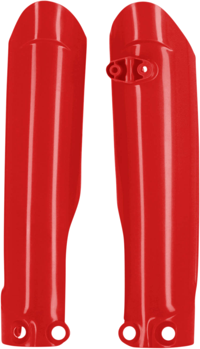 Lower Fork Cover - Red - KTM (1)
