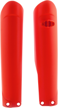 Lower Fork Cover - Red - KTM (1)