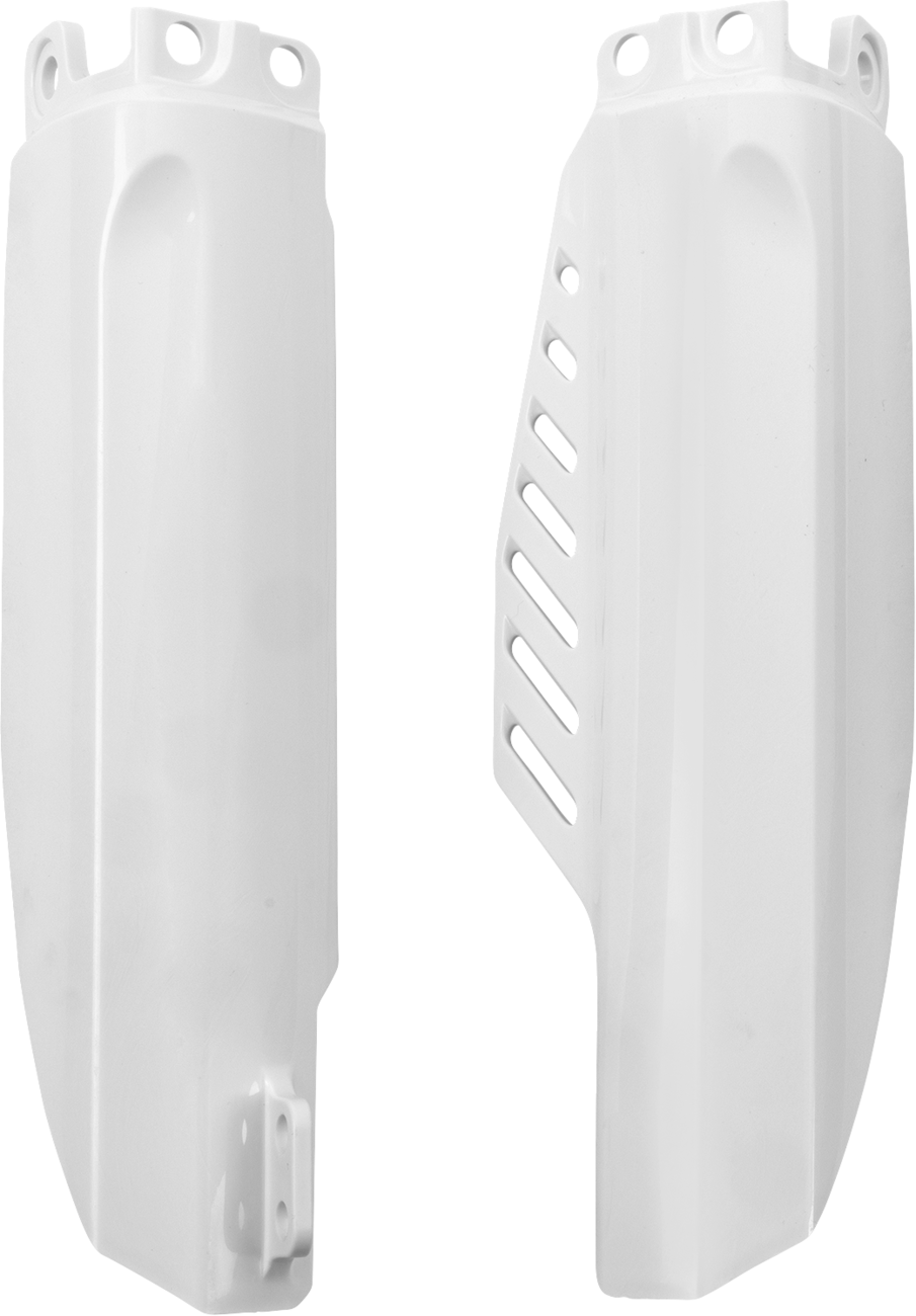 Fork Cover - Lower - White - Honda (1)