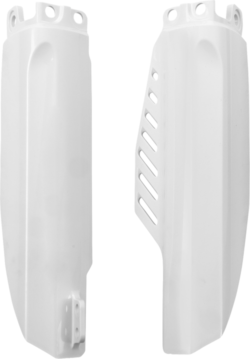 Fork Cover - Lower - White - Honda (1)