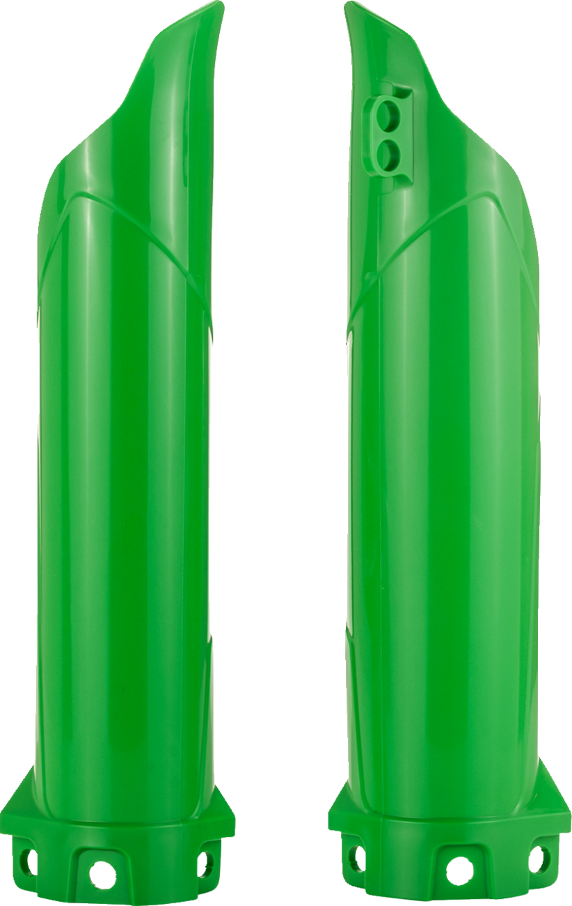 Fork Cover - Lower - Green - Kawasaki (1)