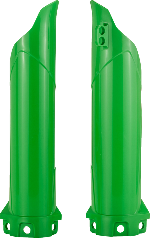 Fork Cover - Lower - Green - Kawasaki (1)