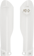 Fork Cover - Lower - White - Gas Gas/KTM (1)