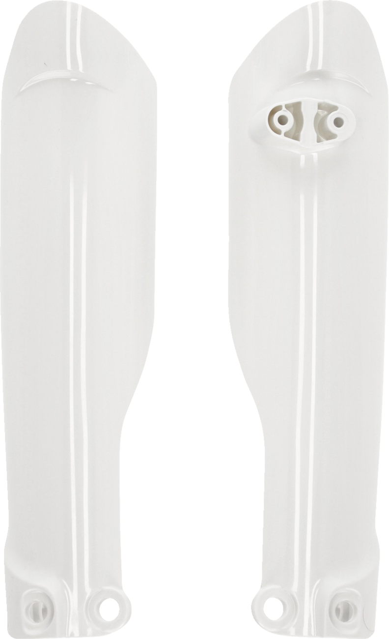Fork Cover - Lower - White - Gas Gas/KTM (1)