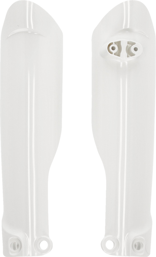Fork Cover - Lower - White - Gas Gas/KTM (1)