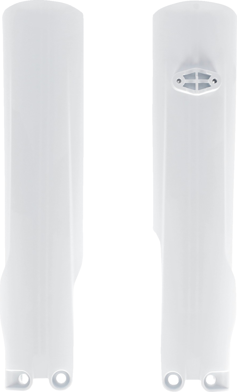 Fork Cover - Lower - White - KTM (1)